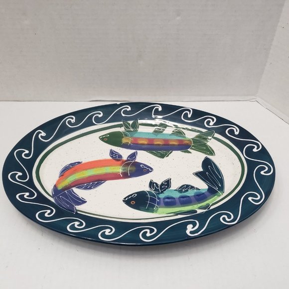 SALMON 2001 Julie Ueland for Harry & David Platter - Picture 9 of 15